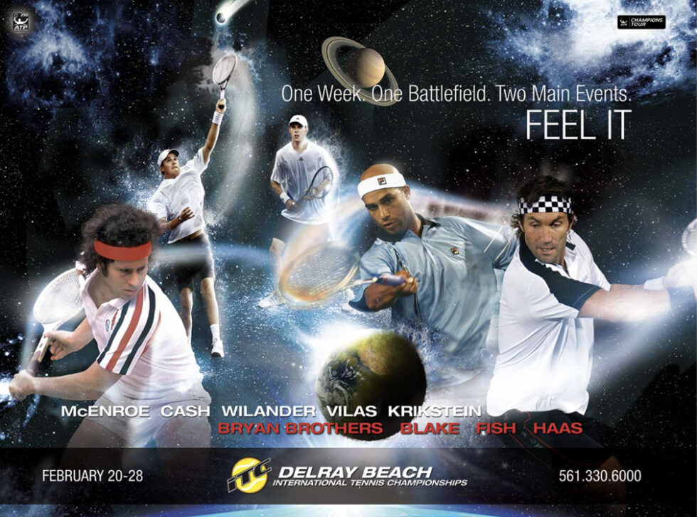 ATP Professional Tennis Tournament Print Campaign